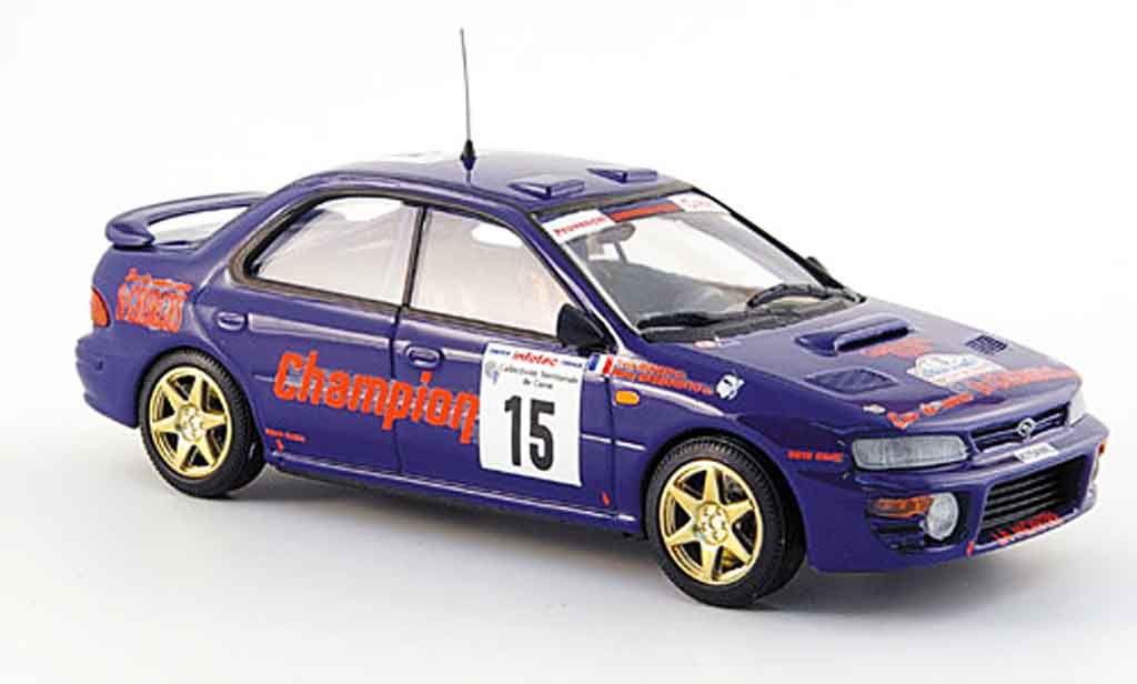 Subaru Impreza 1/43 Trofeu 4x4 no.15 dritter platz tour de corse 1996 coche miniatura