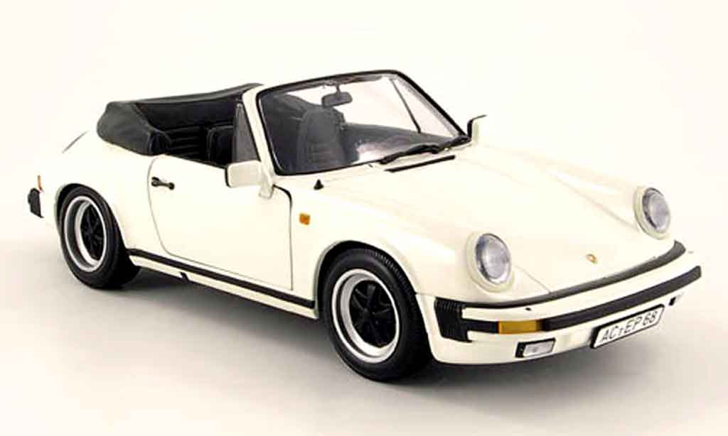 Porsche 930 Speedster 1/18 Minichamps carrera blanche 1983 miniature