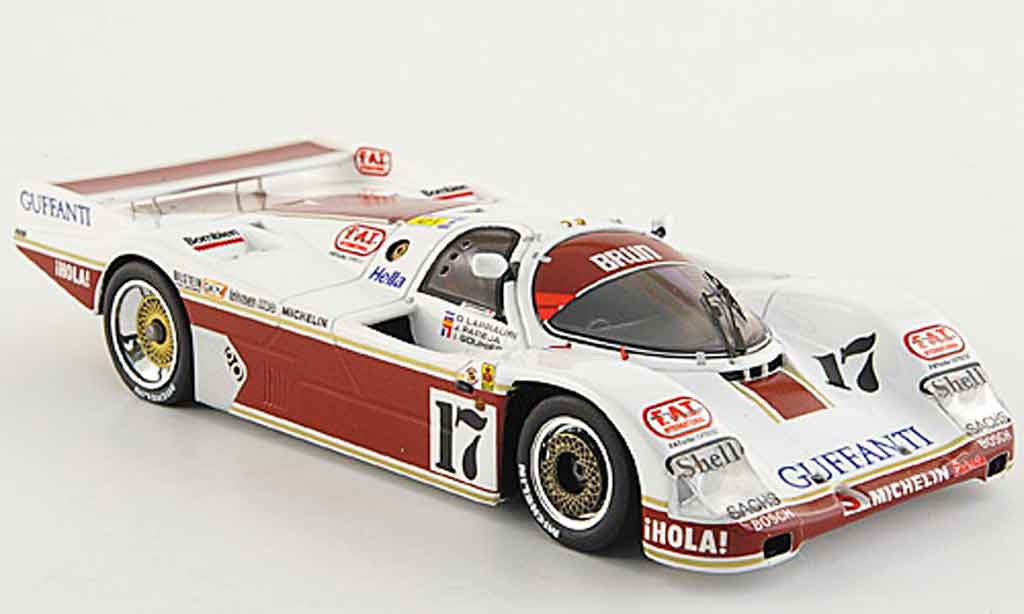 Porsche 962 1986 1/43 Spark 1986 No.17 Fortuna 24h Le Mans diecast model cars