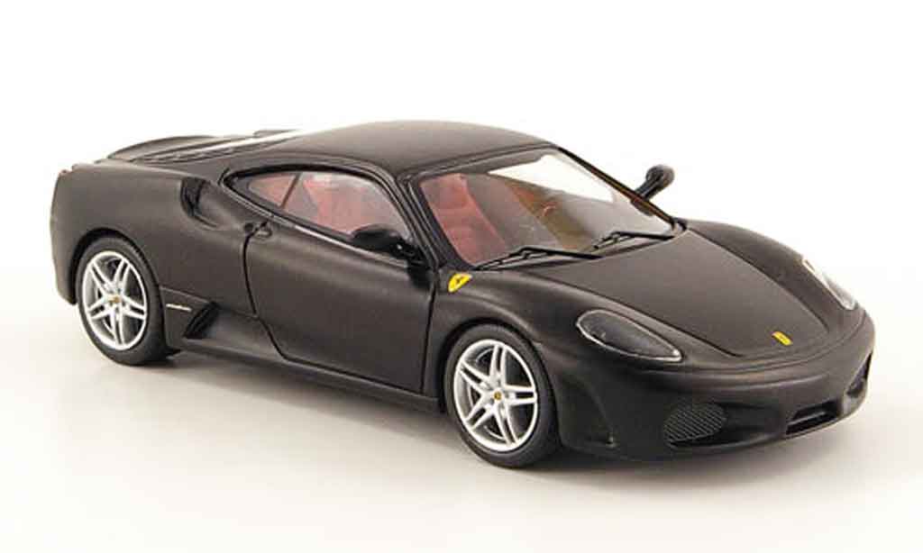 Ferrari F430 1/43 Hot Wheels Elite matt black diecast model cars