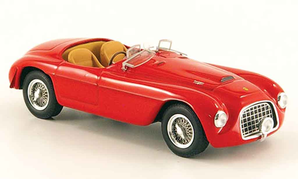 Ferrari 166 1/43 Hot Wheels Elite MM barchetta rouge miniature