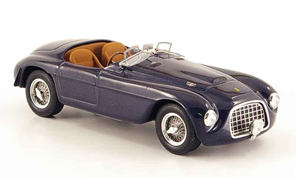 Ferrari 166 1/43 Hot Wheels Elite MM barchetta bleu miniature
