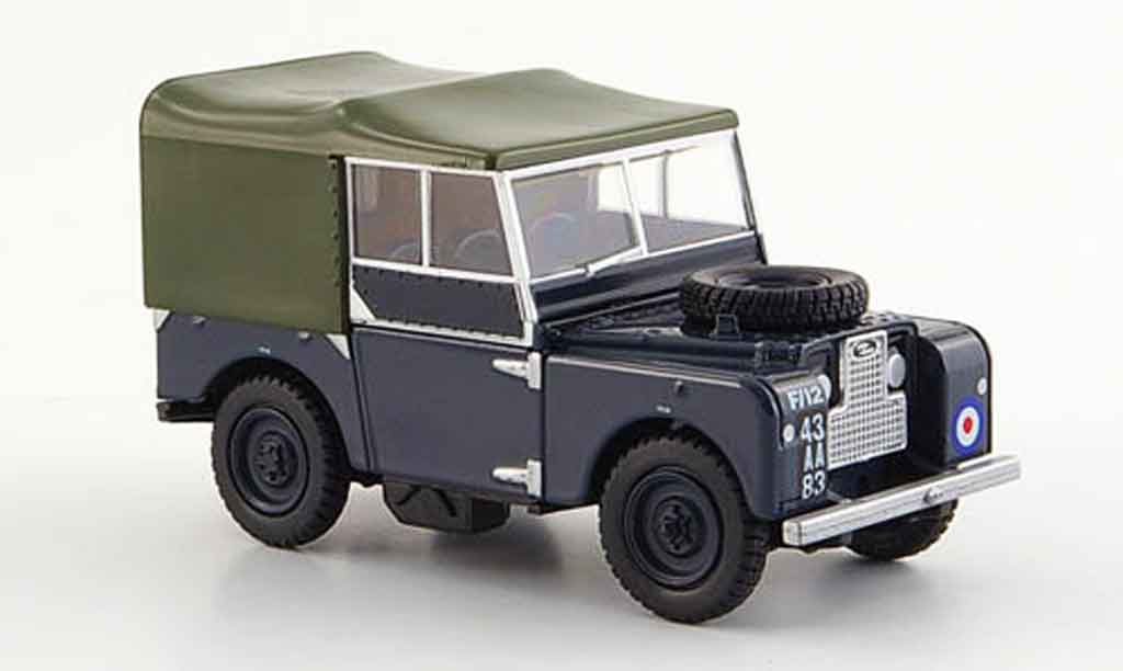 Land Rover 80 1/43 Oxford RAF bleu oliv miniature