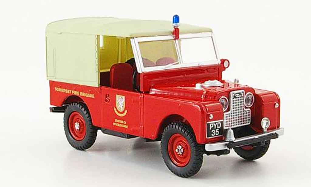 Land Rover 88 1/43 Oxford Sommerset Fire Brigade pompier miniature