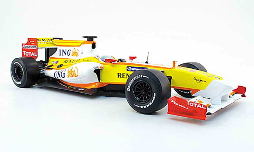 Renault F1 1/18 Norev r 29 no.7 ing f.alsonso 2009 miniature