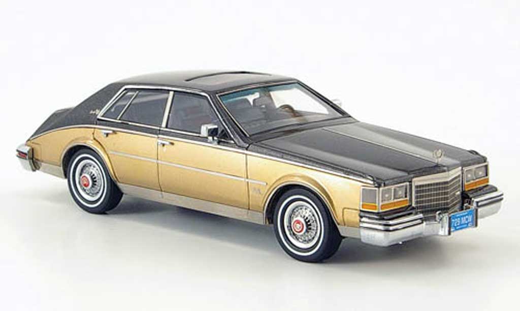 Cadillac Seville 1981 1/43 American Excellence 1981 Mk II noire-gris/dore limite. edition 500 miniature