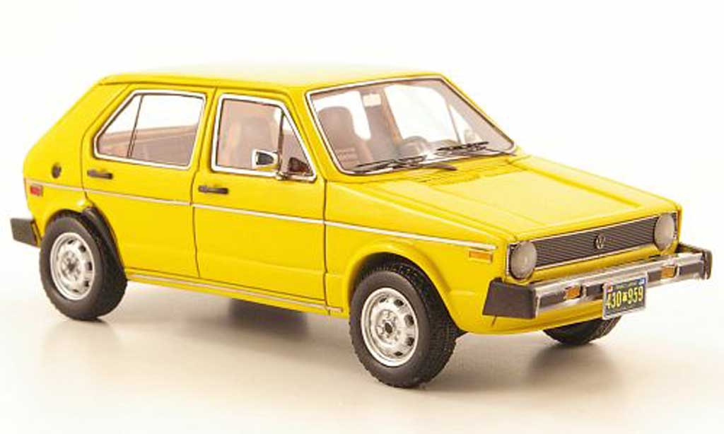 Volkswagen Golf I 1/43 Neo I Rabbit (US I) yellow 5-portes lim. Aufl. 300 1975 diecast model cars