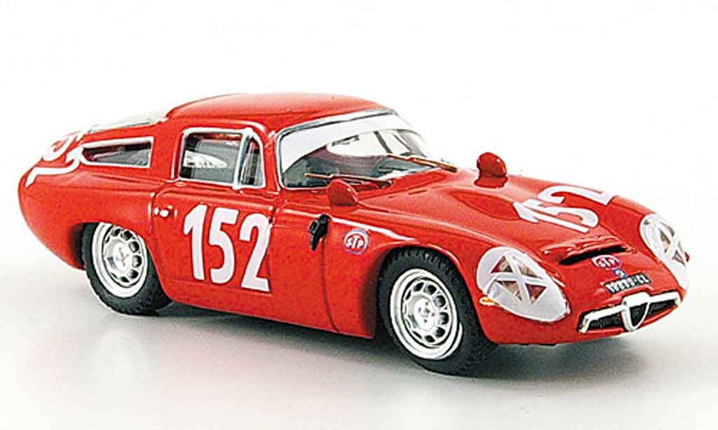 Alfa Romeo TZ1 1/43 Best no.152 giugno sutera targa florio 1970 miniature