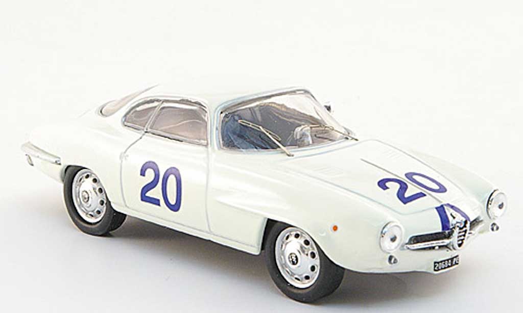 Alfa Romeo Giulietta 1/43 M4 SS No.20 Bosco/Bevilacqua Targa Flori 1961 miniature