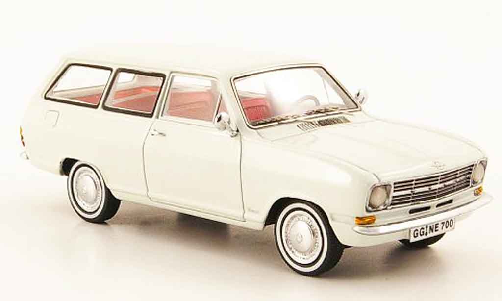 Opel Kadett B 1/43 Neo B caravan blanche 1971 miniature