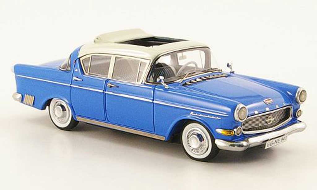 Opel Kapitan 1/43 Neo P2.5 bleu/blanche 1958 miniature