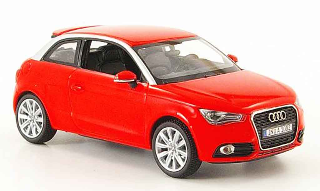 Audi A1 1/43 Kyosho red 2010 diecast model cars