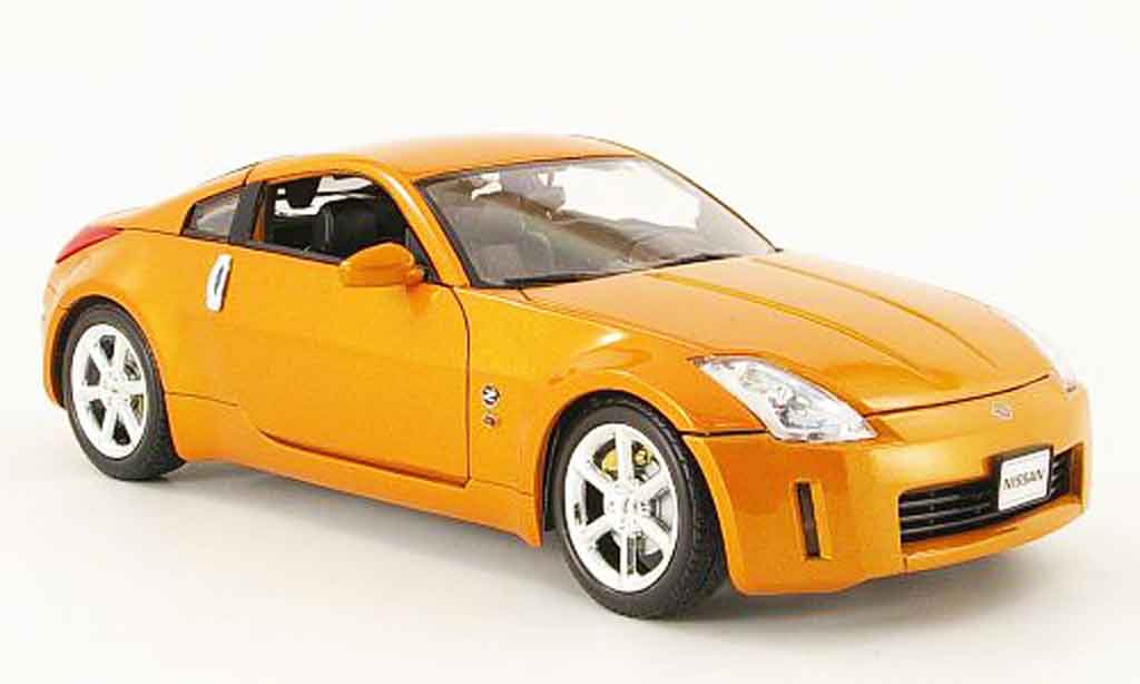 Nissan 350Z 1/18 Welly coupe bronze 2003 miniature
