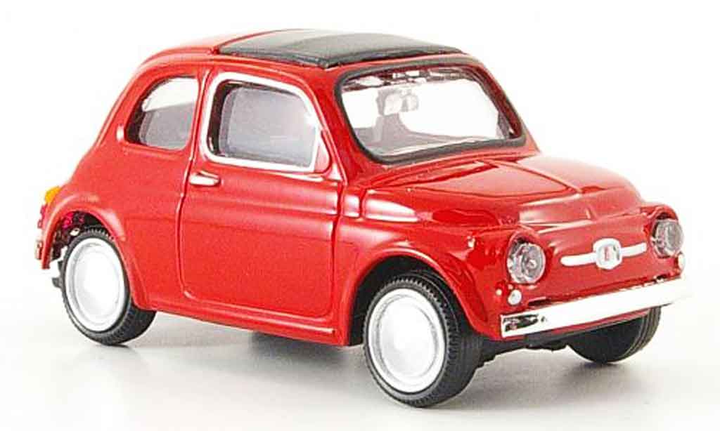 Fiat 500 1/43 Mondo Motors rouge 1957 miniature