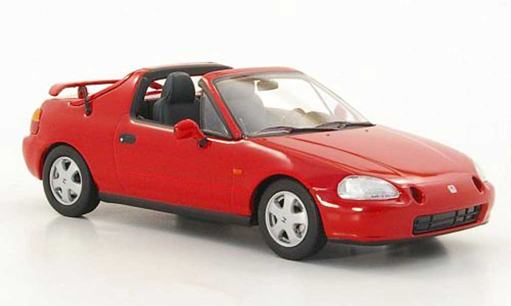 Honda CRX 1/43 Minichamps Del Sol rouge 1993 miniature