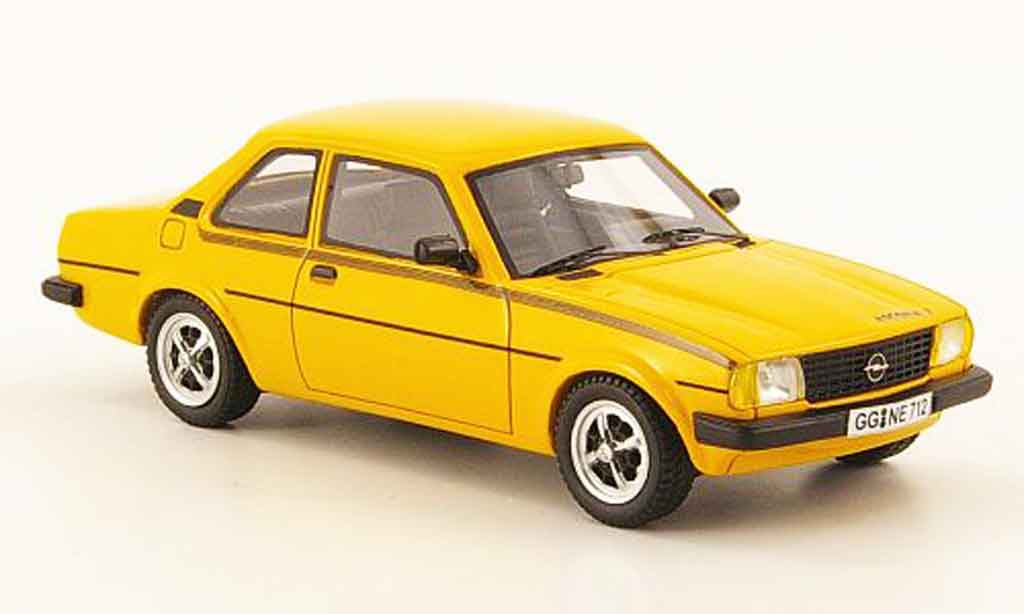 Opel Ascona B 1/43 Neo B 2.0 j jaune 1980 miniature
