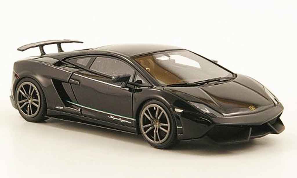 Lamborghini Gallardo LP570-4 1/43 Look Smart LP570-4 superleggera noire 2010 miniature