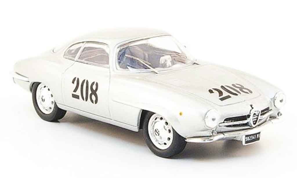 Alfa Romeo Giulietta 1/43 M4 ss no.208 trento bondone 1961 miniature