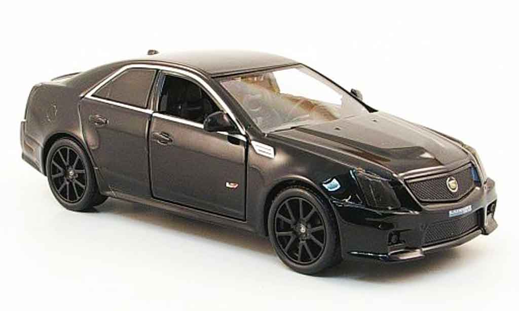 Cadillac CTS 1/43 Luxury Die Cast V noire Blackout Edition 2009 miniature