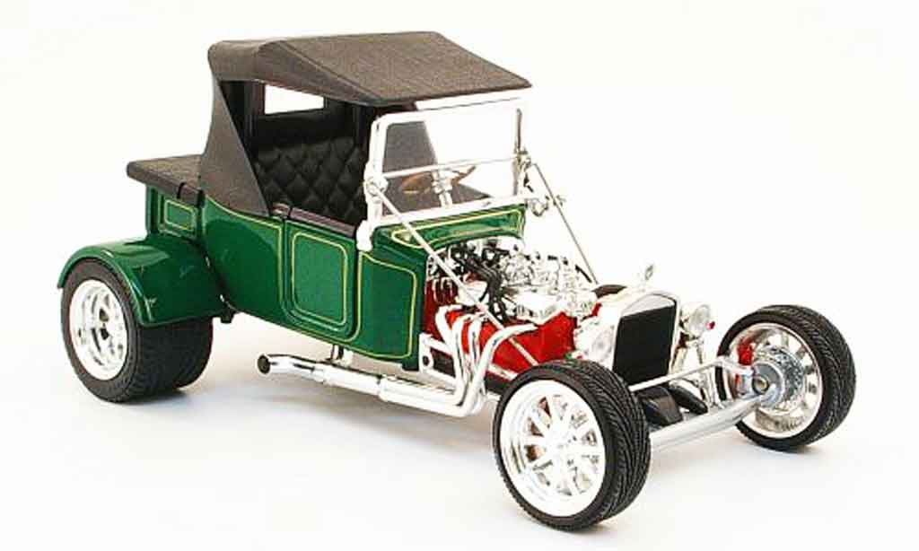 Ford Hot Rod 1/18 Yat Ming t-bucket grun geschlossen 1923 coche miniatura