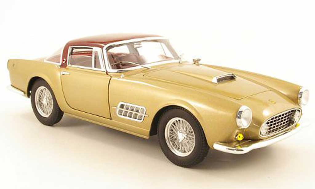 Ferrari 410 1/18 Hot Wheels Elite superamerica or/rouge 1956 miniature