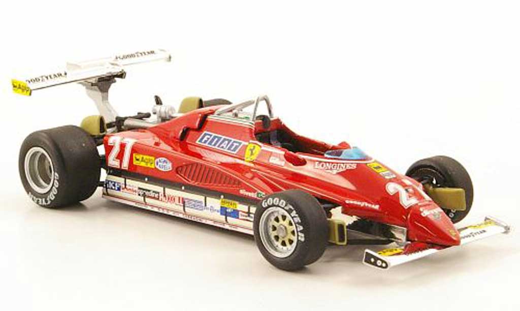 Ferrari 126 1982 1/43 Hot Wheels Elite 1982 C2 No.27 GP USA-West (Elite) miniature