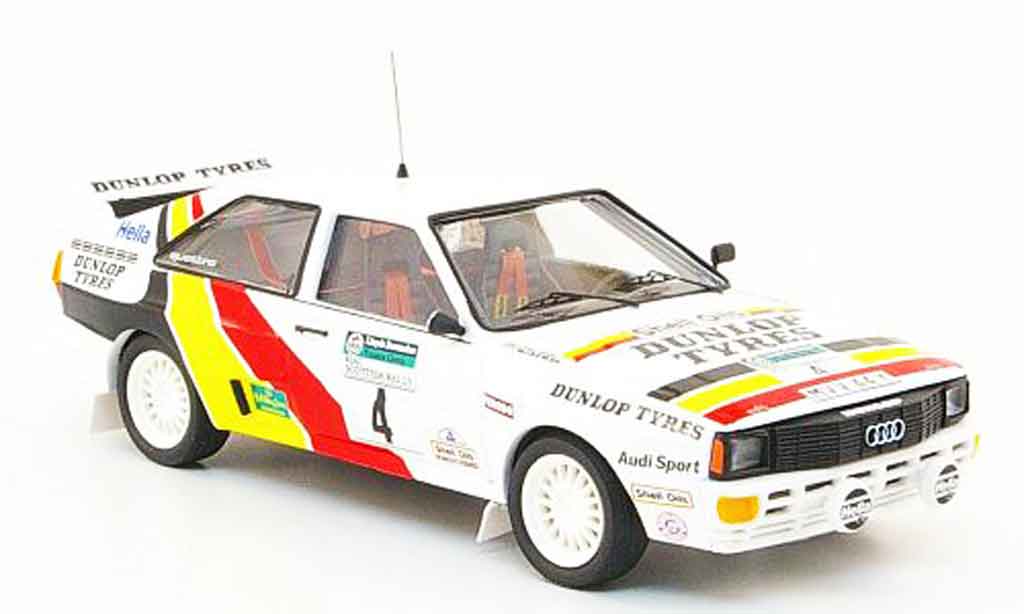 Audi Quattro 1/43 Trofeu A1 No.4 Dunlop Tyres Rally Schottland 1985 miniature