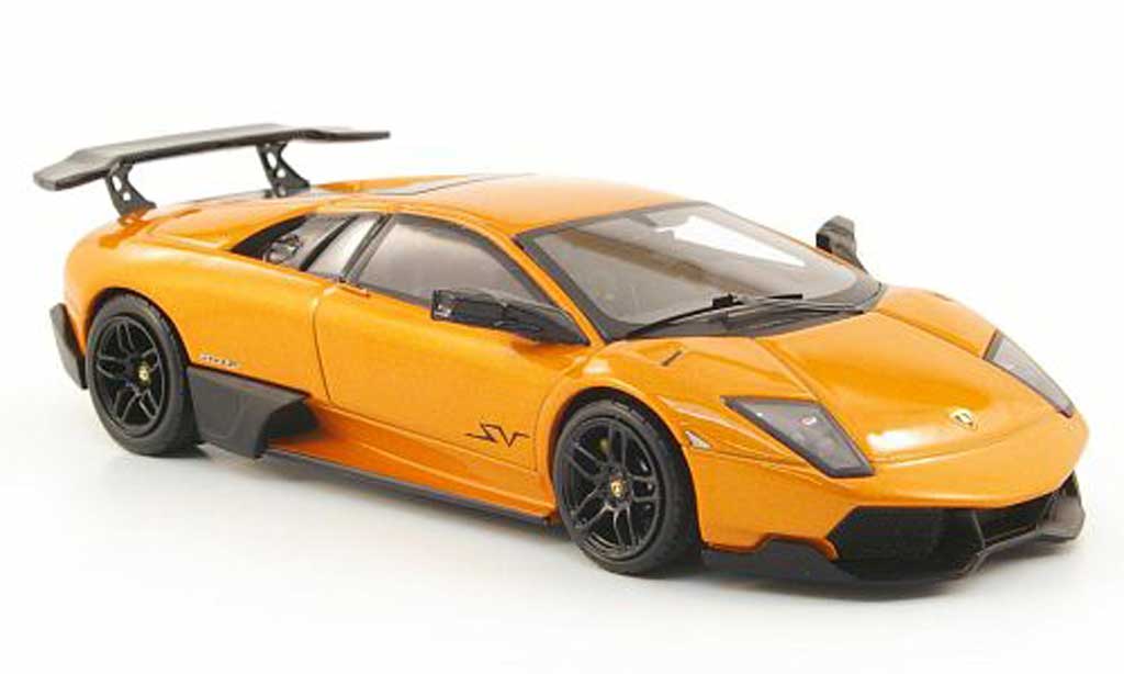 Lamborghini Murcielago LP670 1/43 Hot Wheels Elite LP670 SV orange (Elite) diecast model cars