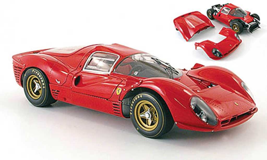Ferrari 330 P4 1/18 GMP prougeotyp rouge miniature