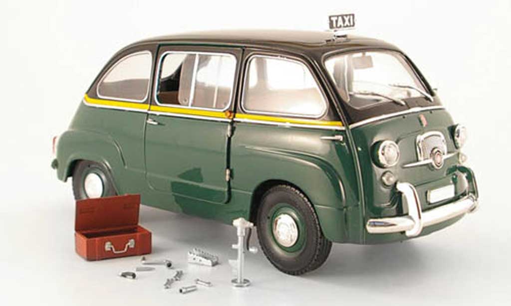 Fiat 600 1/18 Mini Miniera d multipla taxi rom 1960 miniature