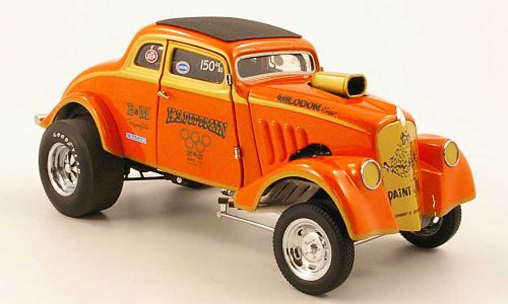 Ford Hot Rod 1/18 Precision willys coupe gasser drag car k.s.pittman 1933 coche miniatura