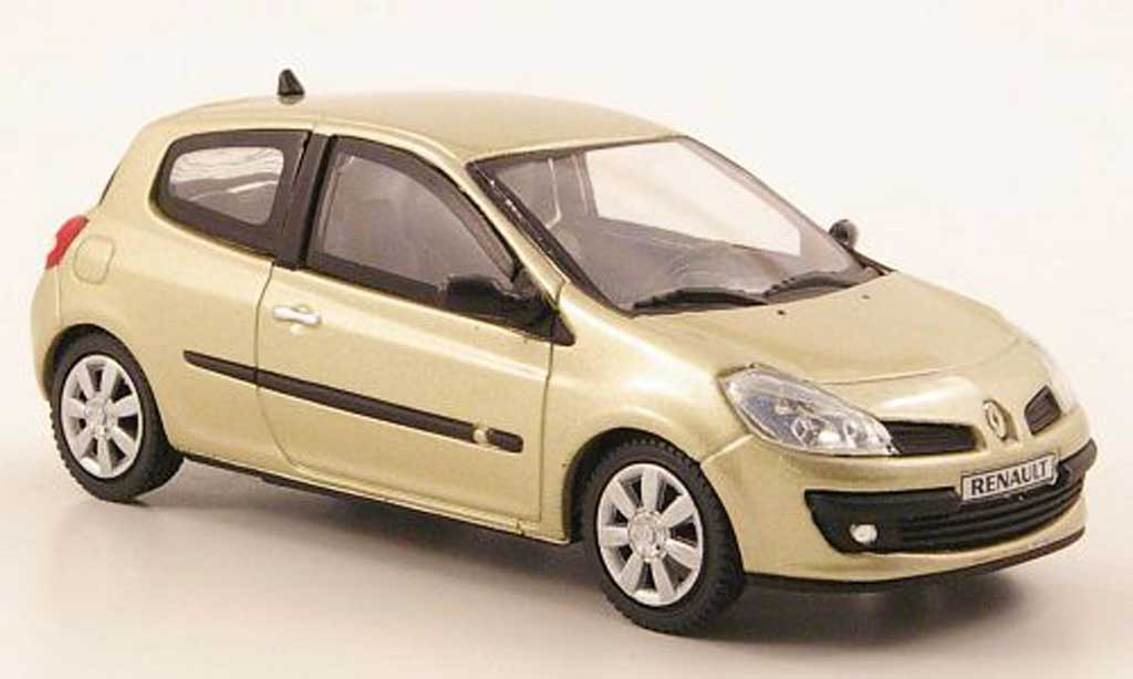 Renault Clio III 1/43 Eligor beige 3-portes 2005 miniature
