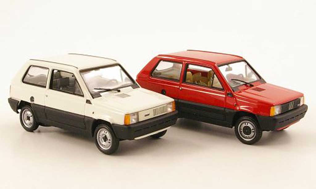 Fiat Panda 1/43 Minichamps 2er-Set 30 Jahre Jubilaum 1980 - 2010 miniature