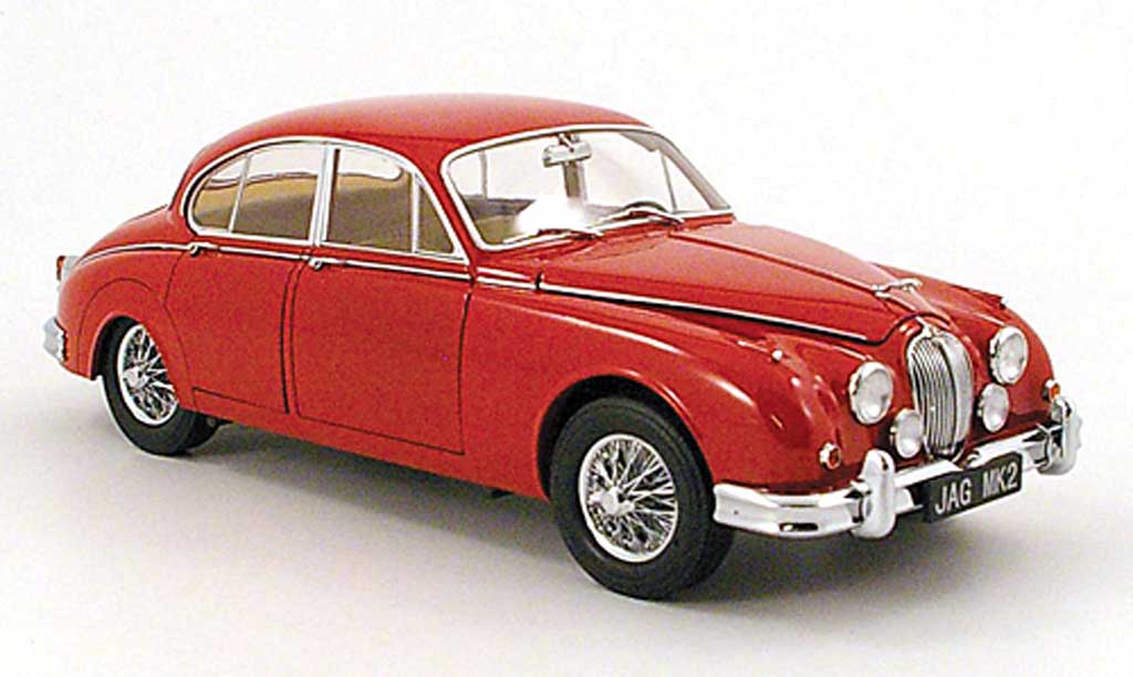 Jaguar MK 2 1/18 Model Icons 3.8 rouge lhd 196 miniature