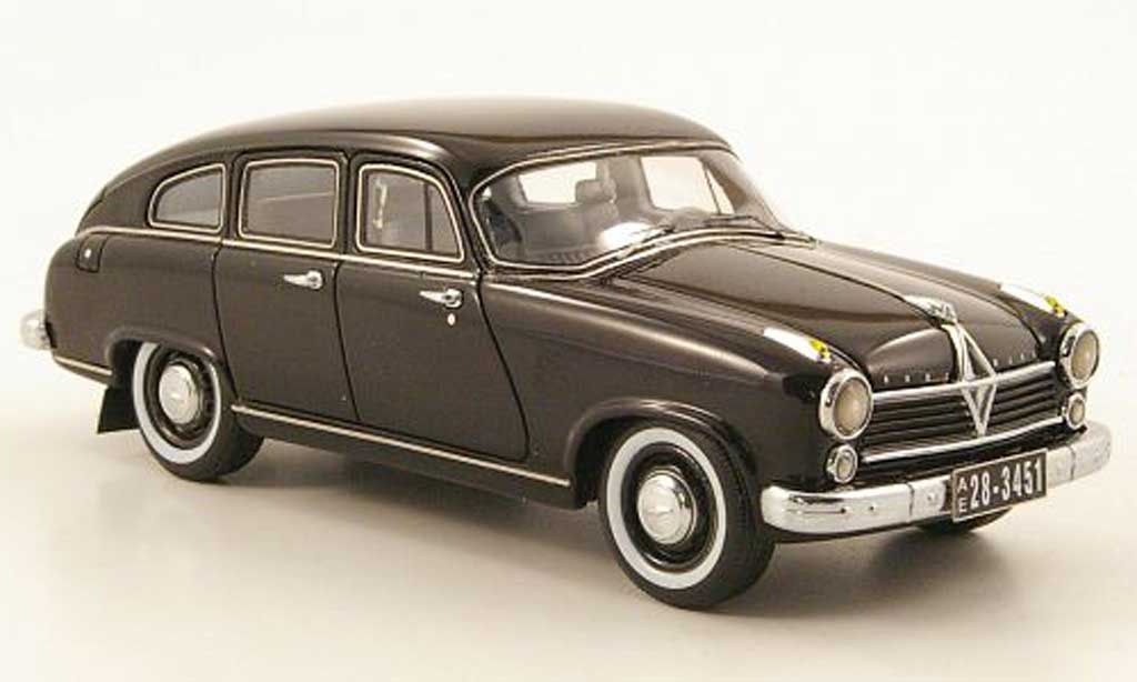 Borgward Hansa 2400 1/43 Neo noire 1955 miniature
