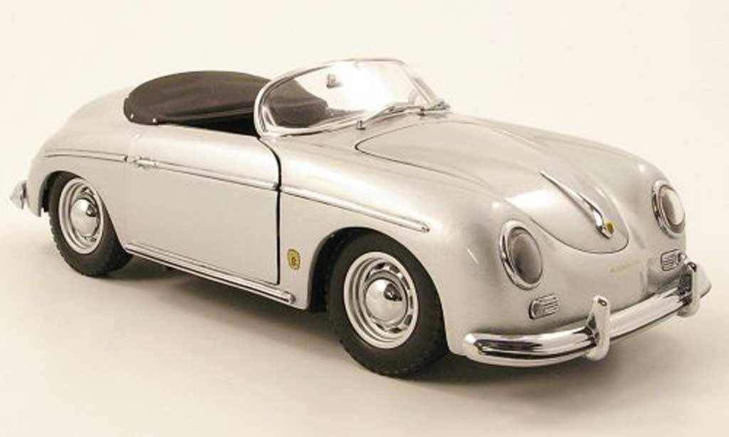 Porsche 356 1/18 Kyosho A speedster grise miniature
