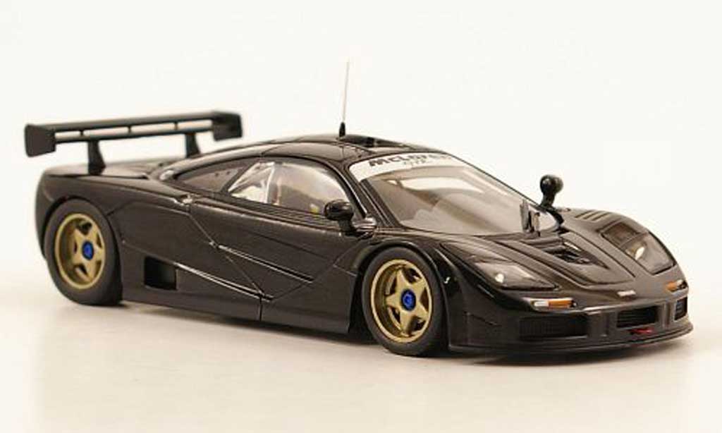 McLaren F1 1/43 IXO GTR nero Race Version modellino in miniatura
