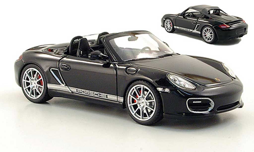 Porsche Boxster 1/43 Minichamps Spyder noire 2010 miniature