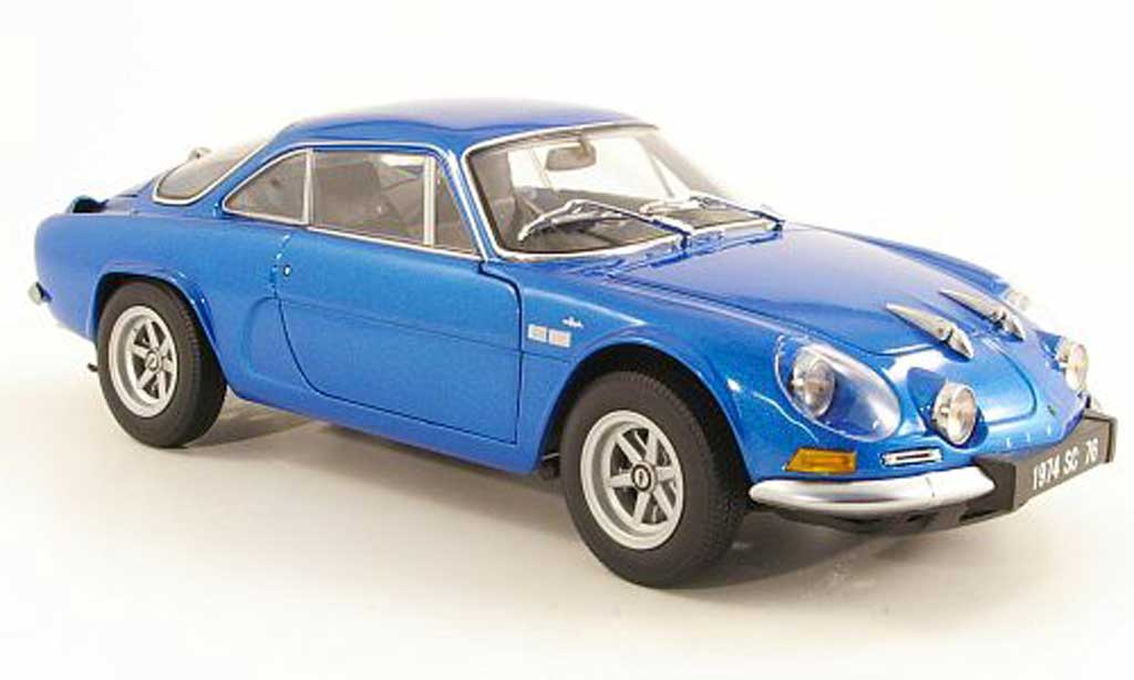 Alpine A110 1/18 Kyosho 1600SC bleu 1974 miniature
