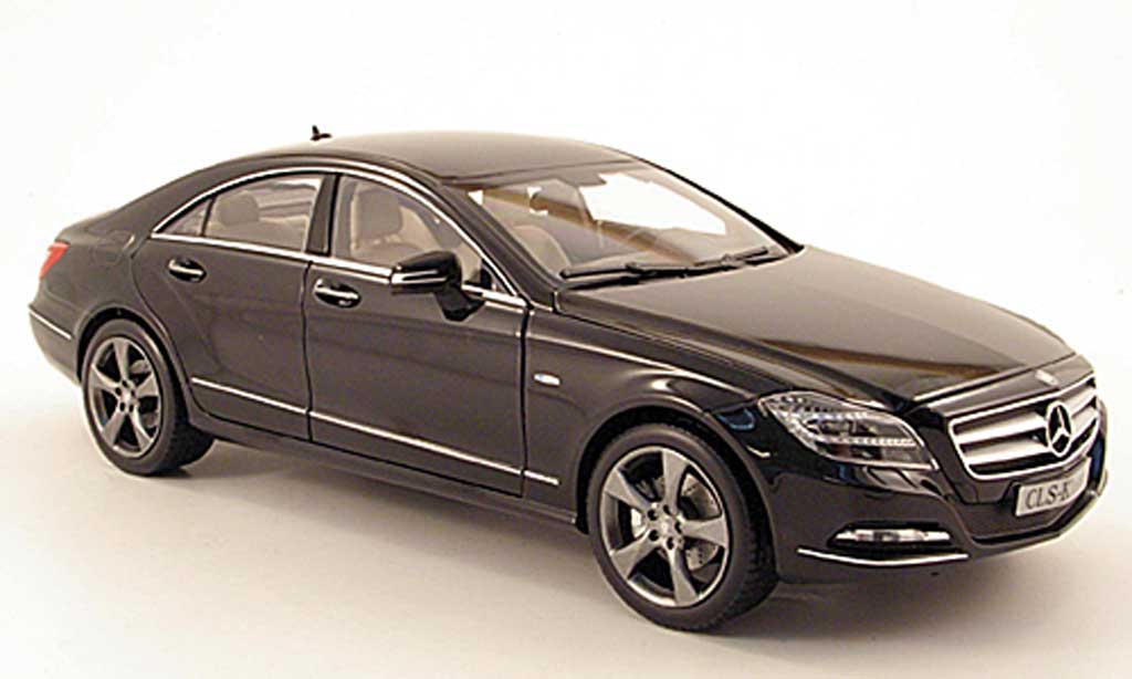 Mercedes Classe CLS 1/18 Norev (c218) noire 2011 miniature