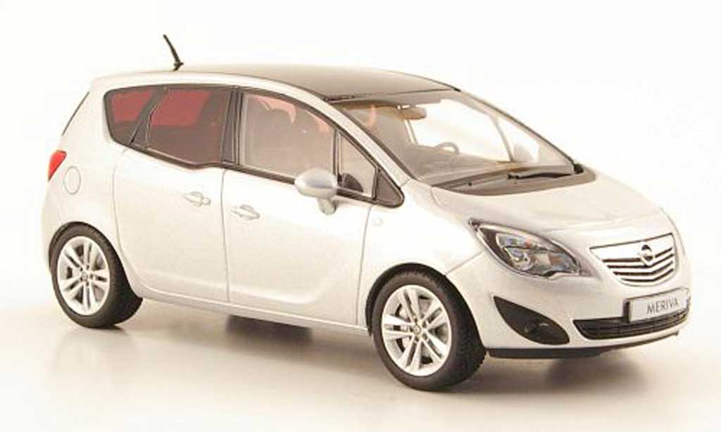 Opel Meriva 1/43 Minichamps grise 2011 miniature