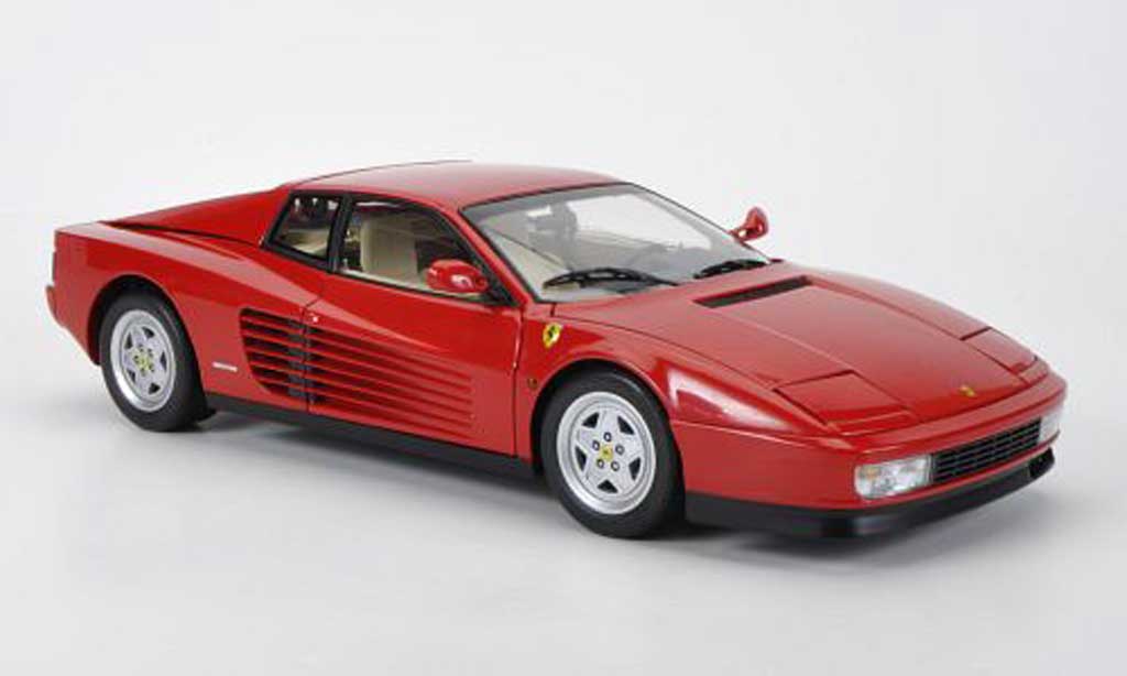 Ferrari Testarossa 1/18 Kyosho rot 1989 modellautos