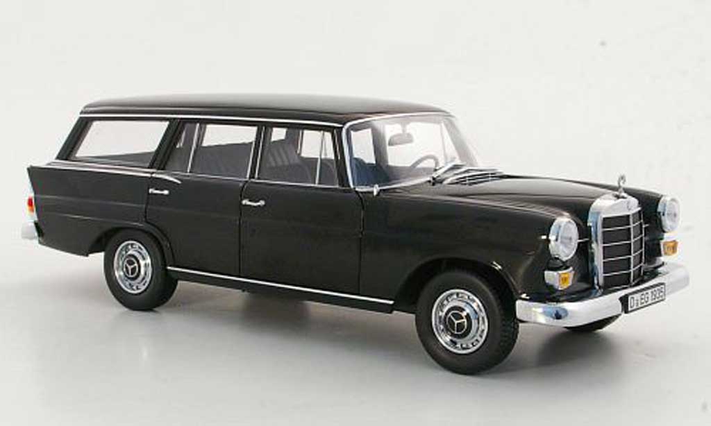 Mercedes 200 1/18 Norev (W110) Universal noire 1968 miniature