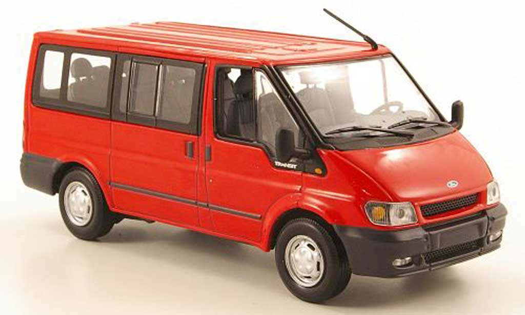 Ford Transit 1/43 Minichamps Tourneo red 2001 diecast model cars