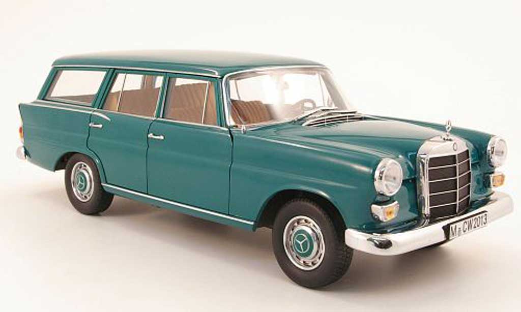 Mercedes 200 1/18 Norev universal (w110) grun 1968 miniature