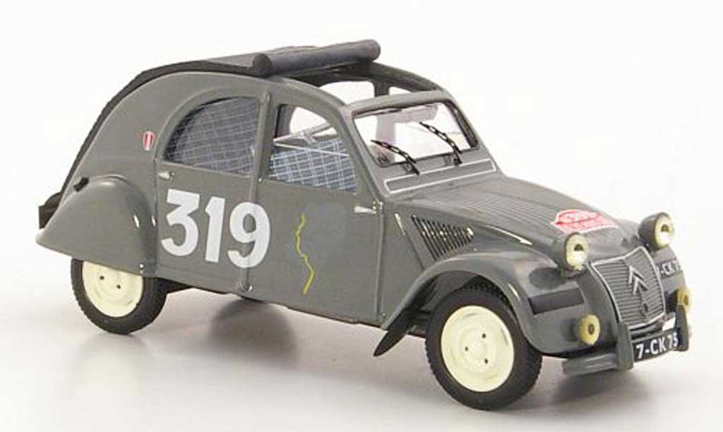 Citroen 2CV 1/43 IXO No.319 M.Bernier / J.Duvey Rally Monte Carlo 1954 miniature