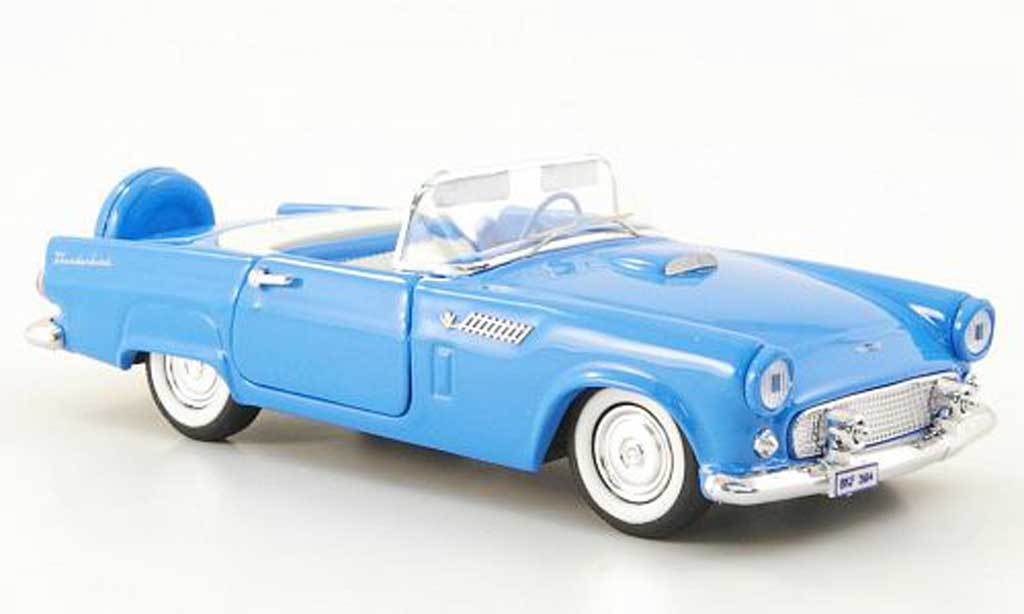 Ford Thunderbird 1956 1/43 Rio Spider bleu miniature