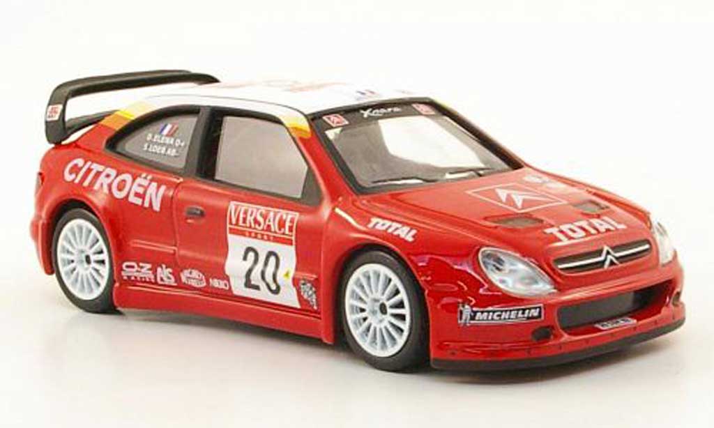 Citroen Xsara WRC 2001 1/43 Hachette No.20 Total Rally San Remo miniature