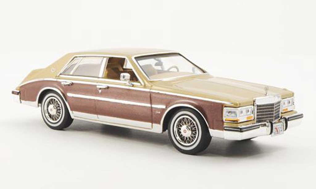 Cadillac Seville 1980 1/43 Premium X 1980 Elegante beige/marron miniature