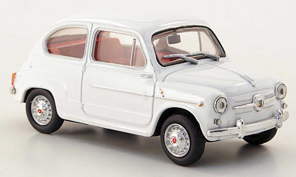 Abarth 1000 Berlina Corsa 1/43 Hachette blanche 1963 miniature